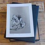 Poodle Print Grey and White - Kim Tong