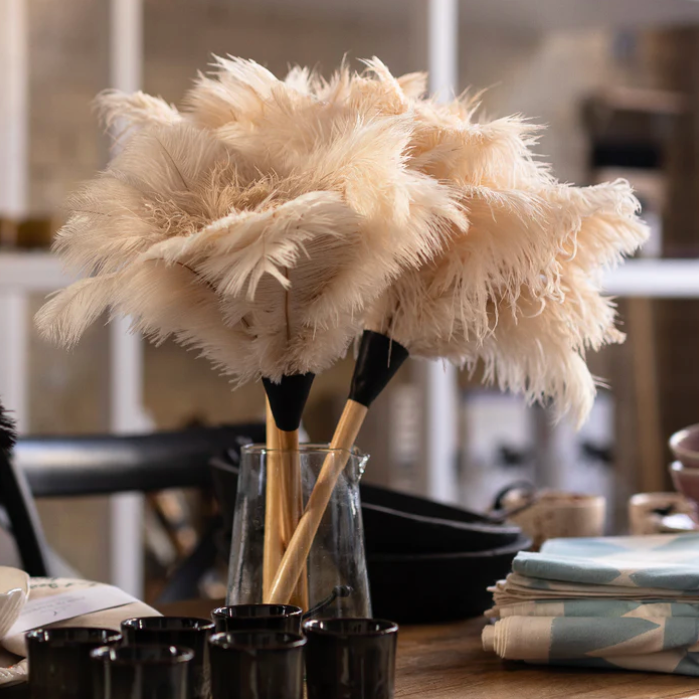 Ostrich Feather Traditional Duster