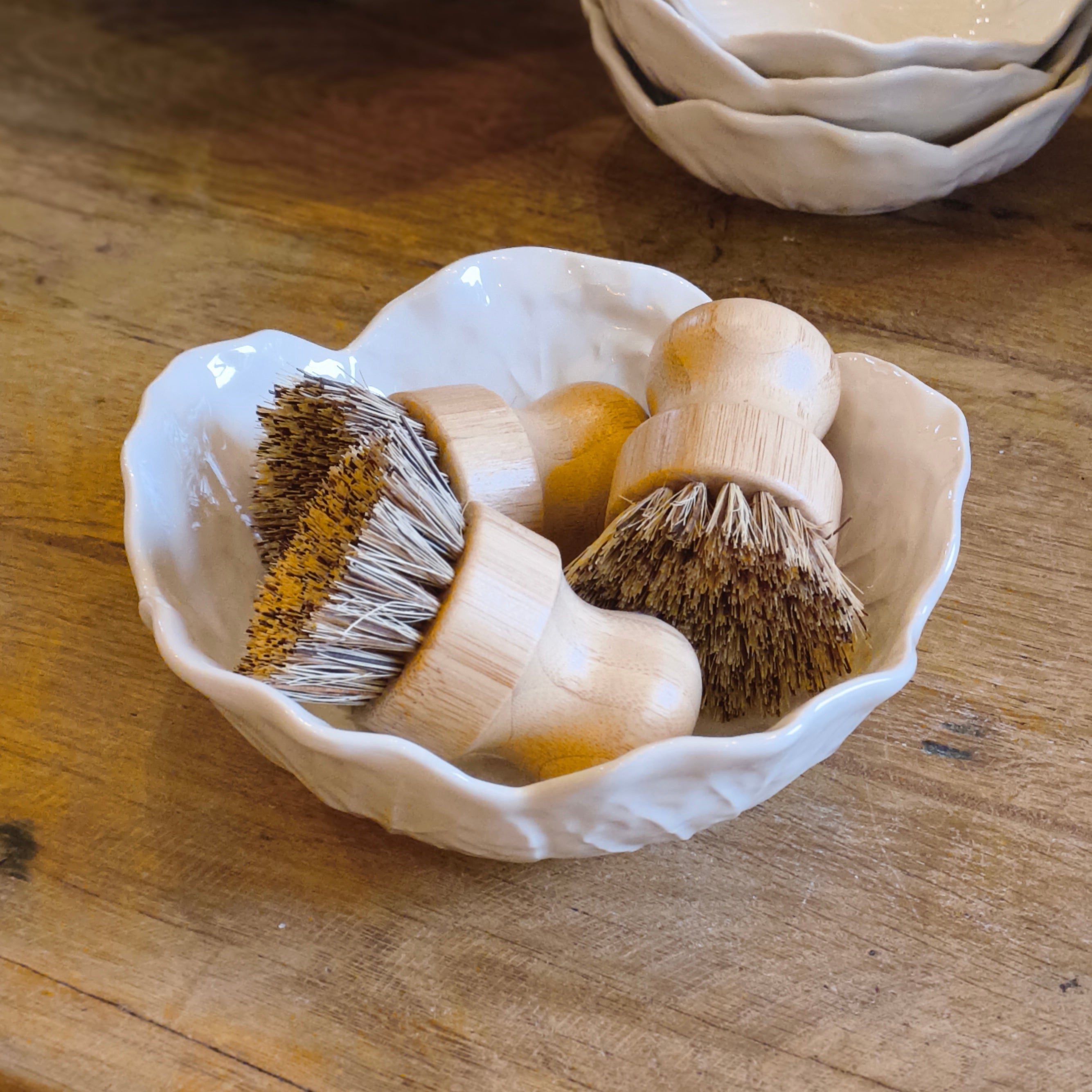 Small Wooden Scrubbing Brush