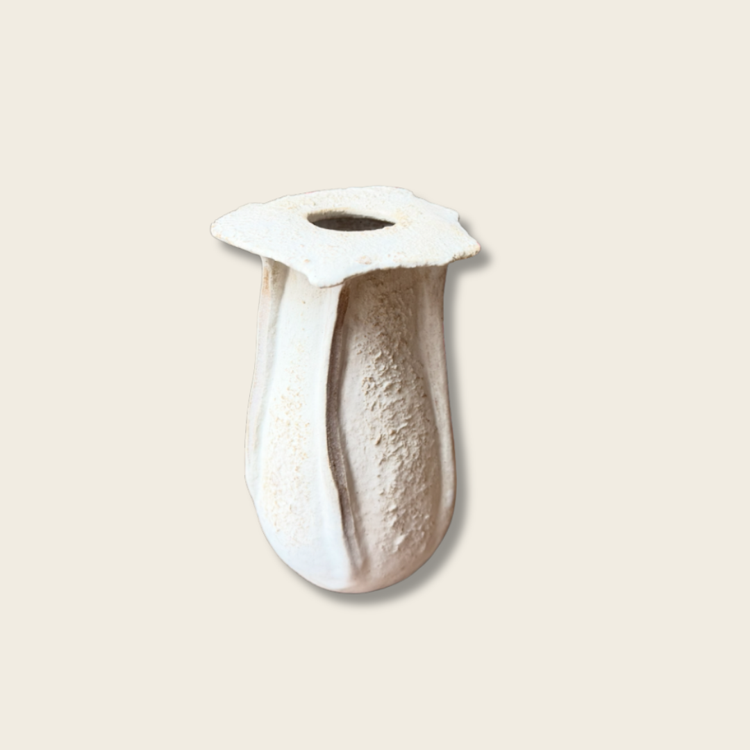 Sculptured Hand-made Ceramic vase - Jenny Bailey