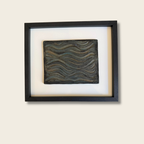 Original Ceramic Framed Clay Tile 'Wave' - Jenny Bailey