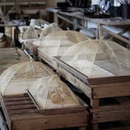 White Medium Abaca Mesh Food Cover