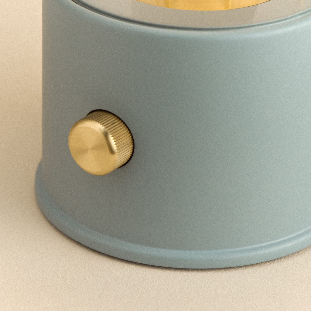 The Muse 2.0 Portable Lamp in Selvedge Blue