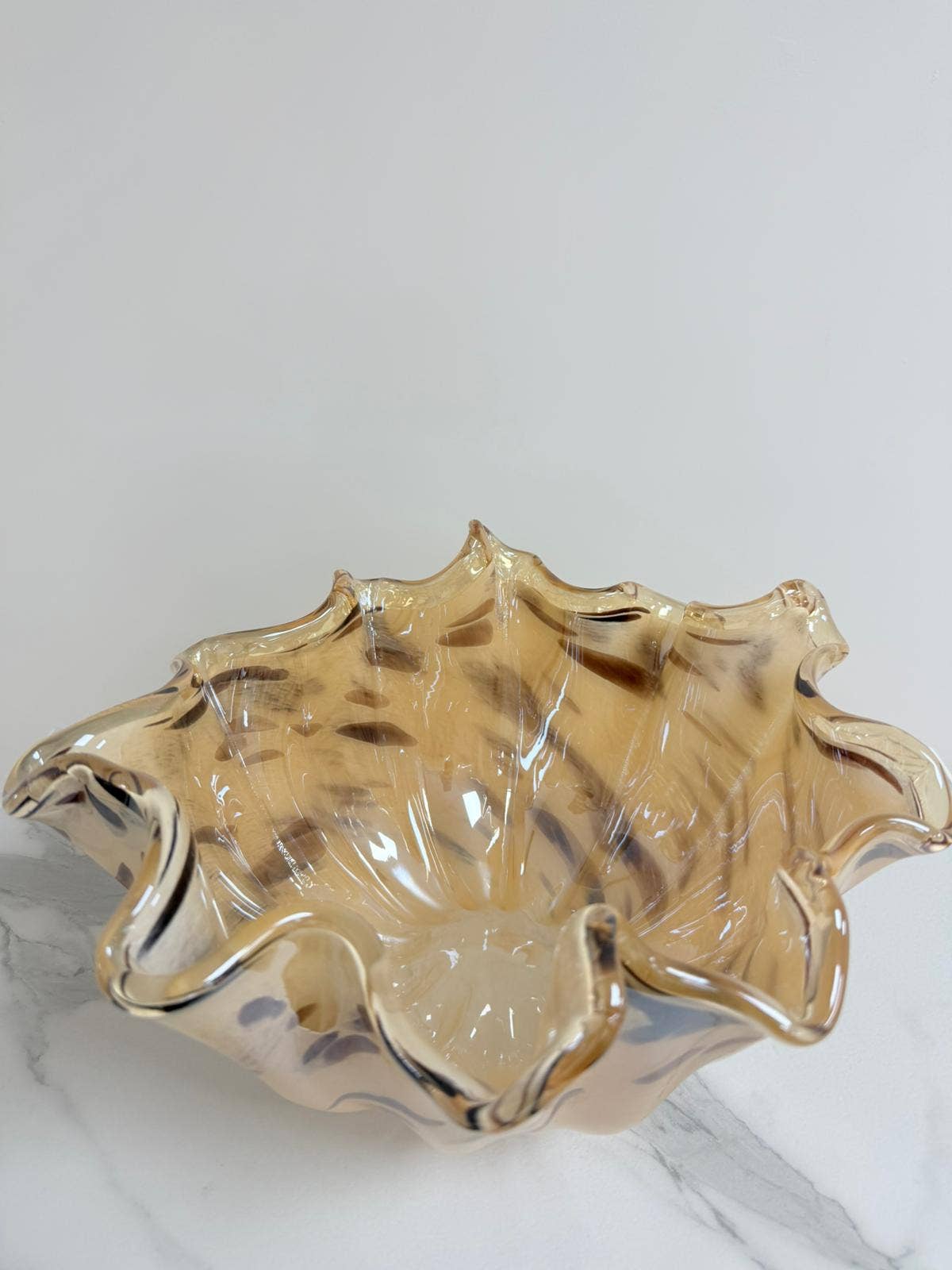 Second photo of the Murano glass centrepiece