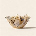 Animalier handkerchief centrepiece in Murano blown glass