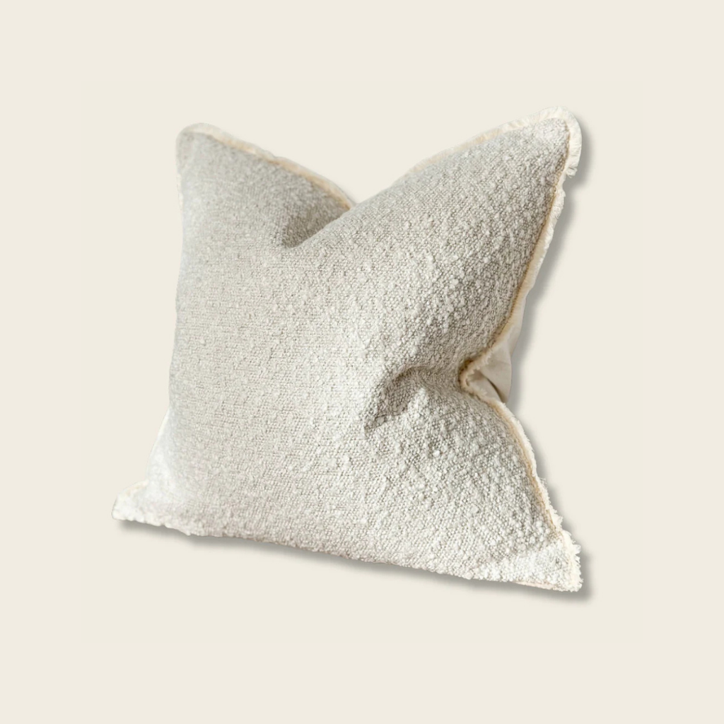Boucle Cushion Cover – Cream 45x45cm