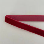 Brass bell ornament on a velvet ribbon, colourway option