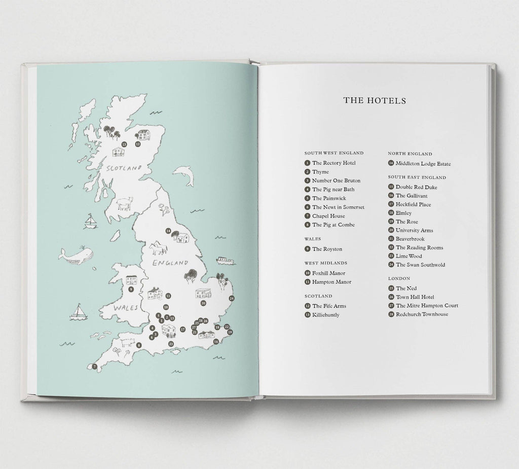 British Boutique Hotels book page
