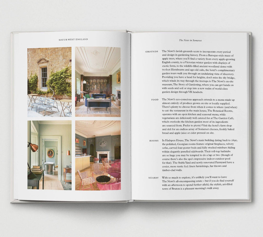 British Boutique Hotels book interior