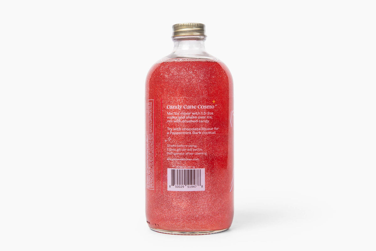 Candy Cane Sparkle cocktail and mocktail mixer, supplier photo