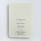 Canonbury Press card with text on a white background