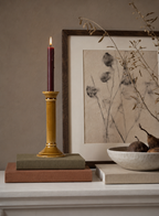 Ochre Tall Taper Candle Stick