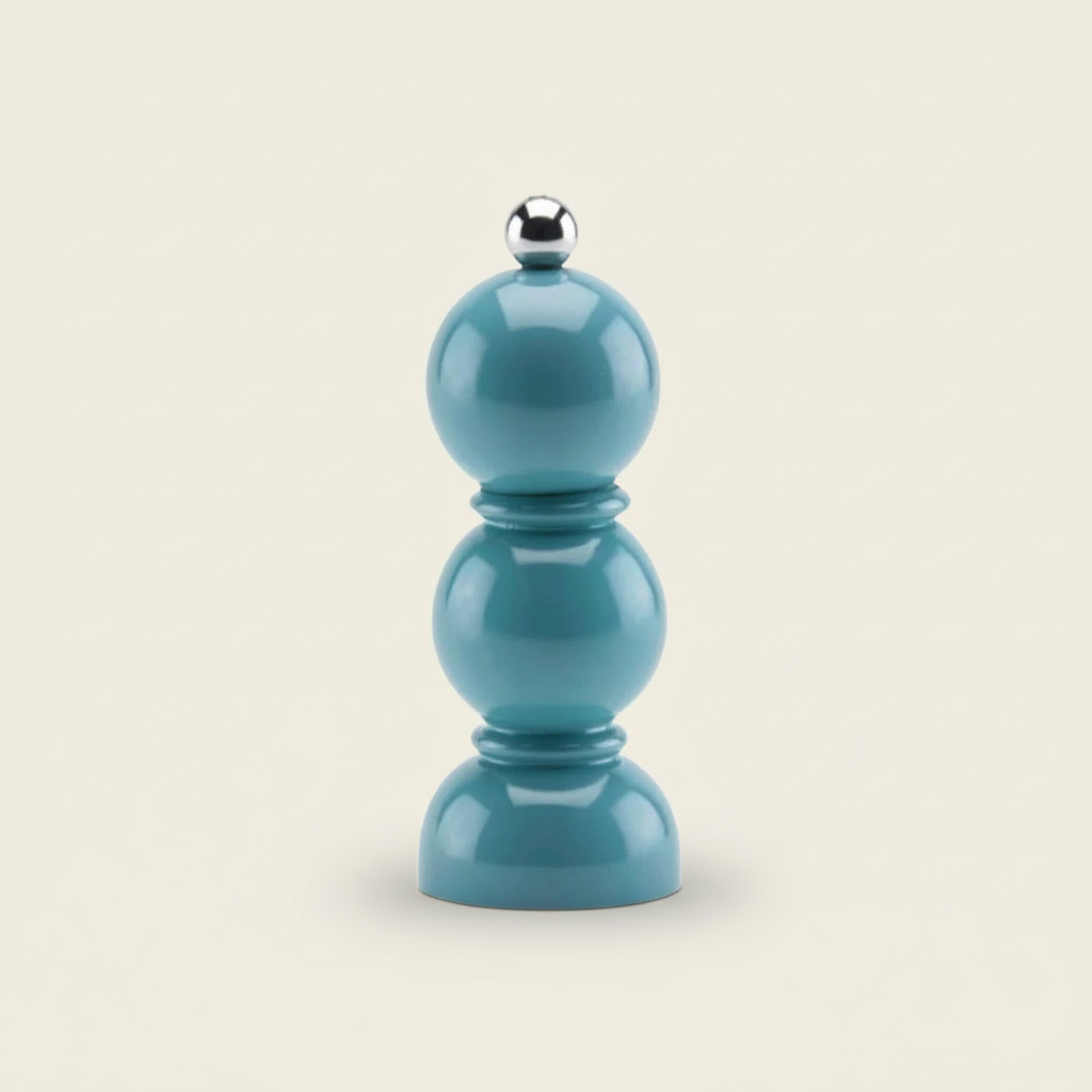 chambray coloured mini salt and pepper mill