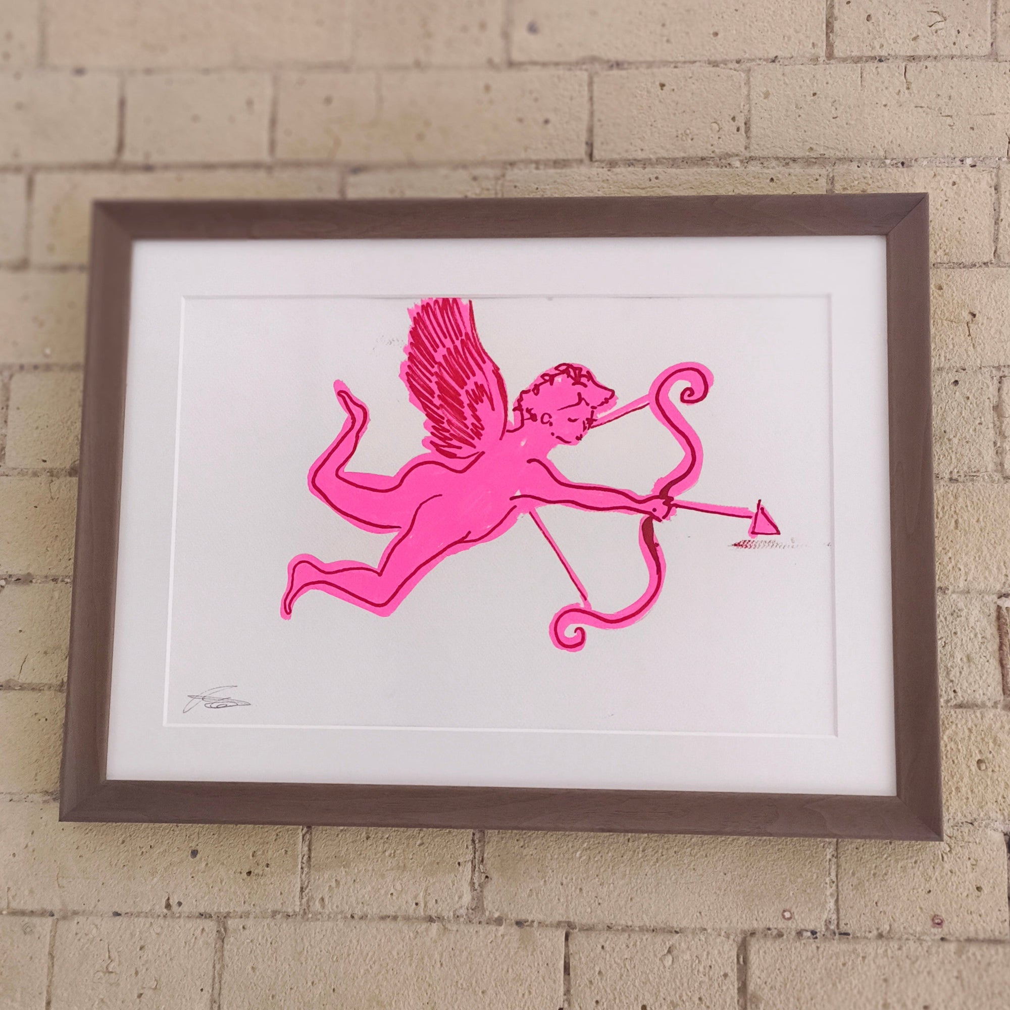 Cupid bow and arrow art by tony green
