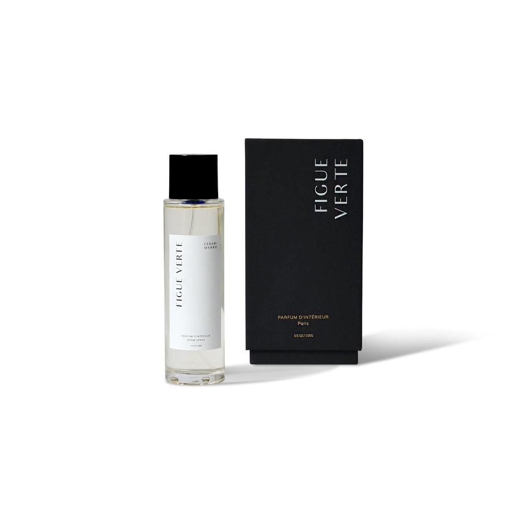 Figue Verte perfume bottle and packaging on a white background
