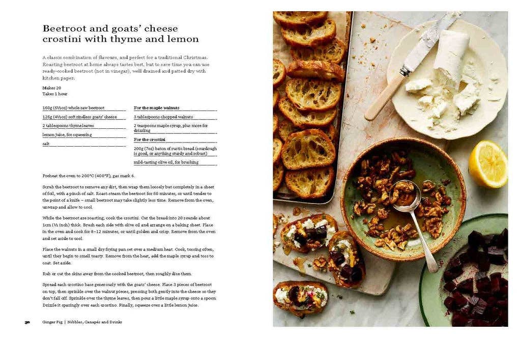 Ginger Pig Christmas Cook Book page