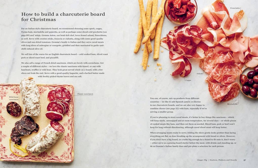 Ginger Pig Christmas Cook Book food photography