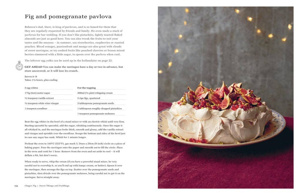 Ginger Pig Christmas Cook Book back cover