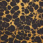 Hand Marbled Wrapping Paper Sheets - Bubbles Gold