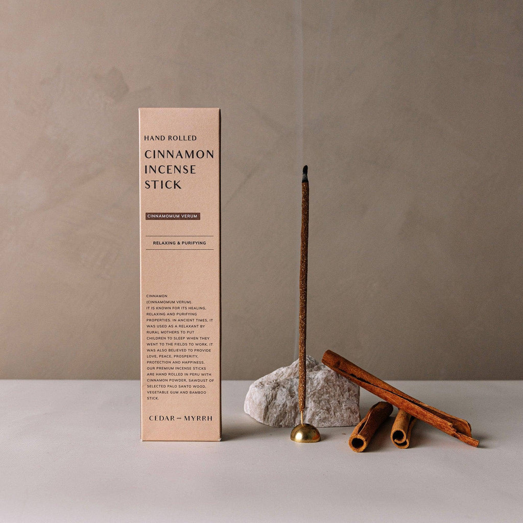 Hand-rolled cinnamon incense sticks, additional product photo
