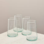 Highball glass in recycled glass