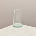 Set of highball glasses in recycled glass, detail view