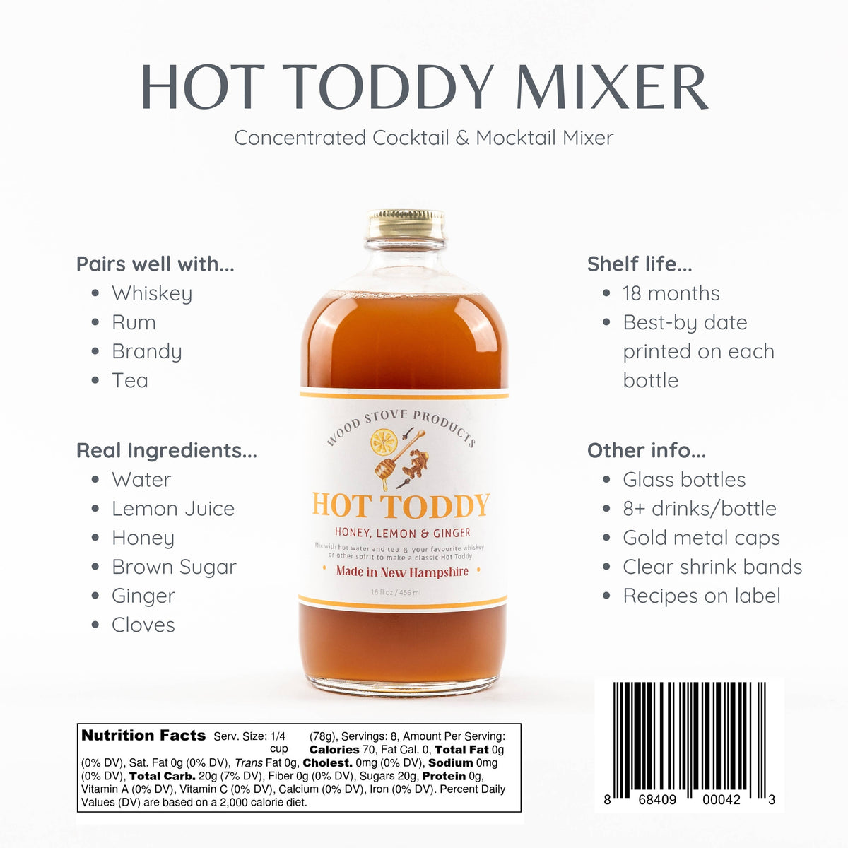 Hot Toddy cocktail and mocktail mixer, third supplier photo