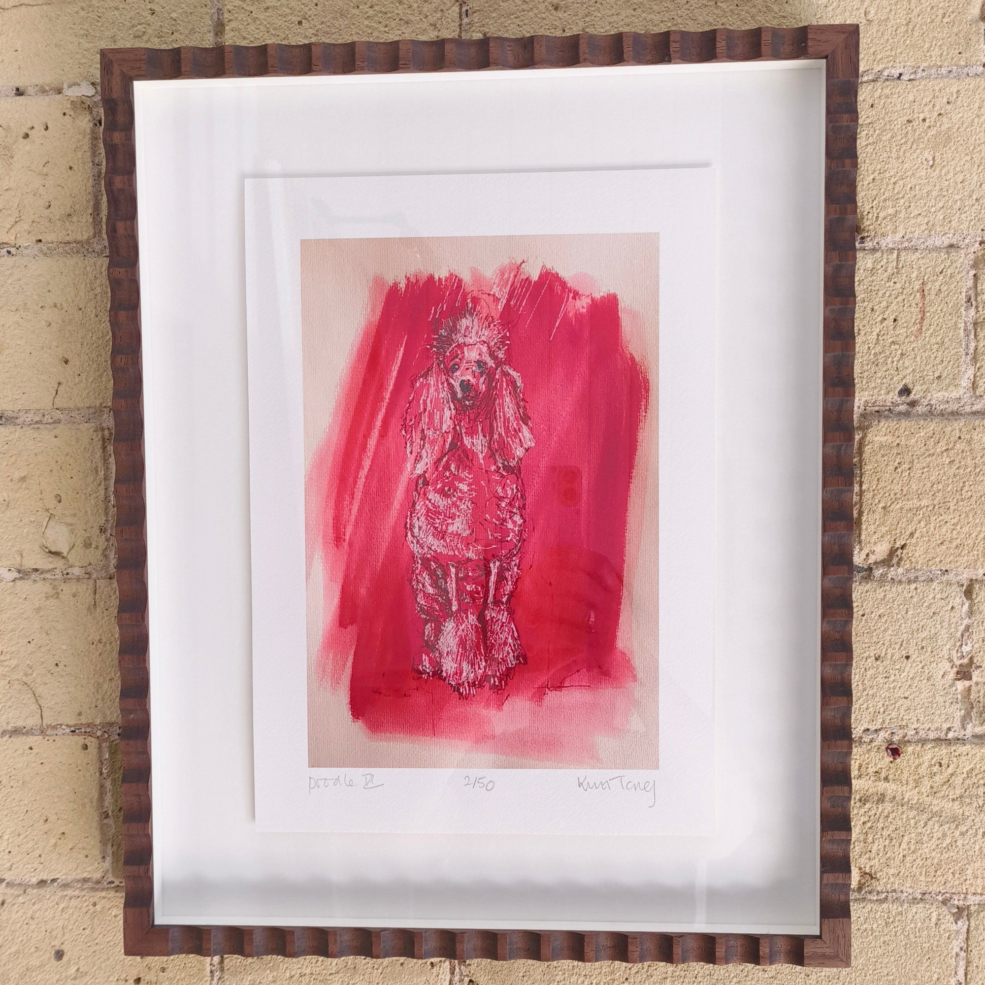Kim Tong Printed Poodle Print