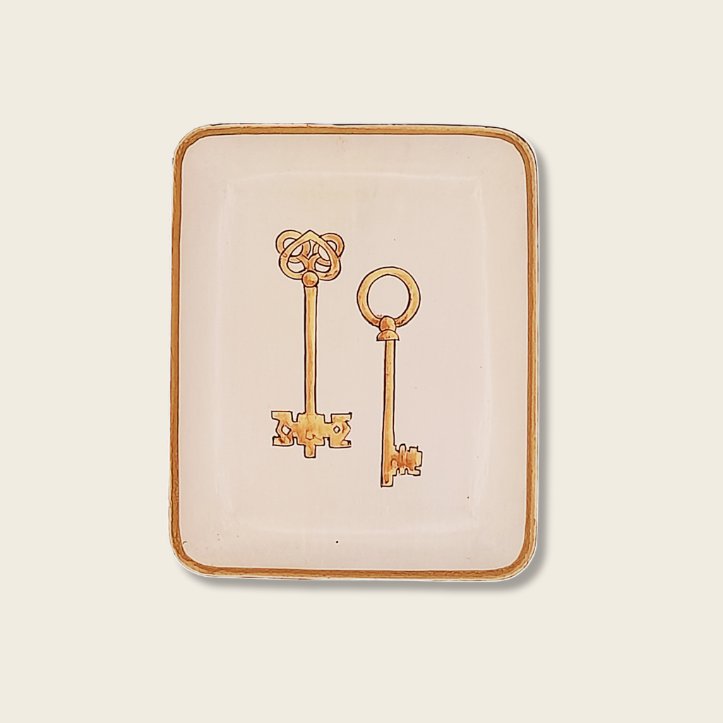 Tray with Golden Keys - Les Ottomans