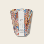 Marbled Scalloped Collapsible Basket