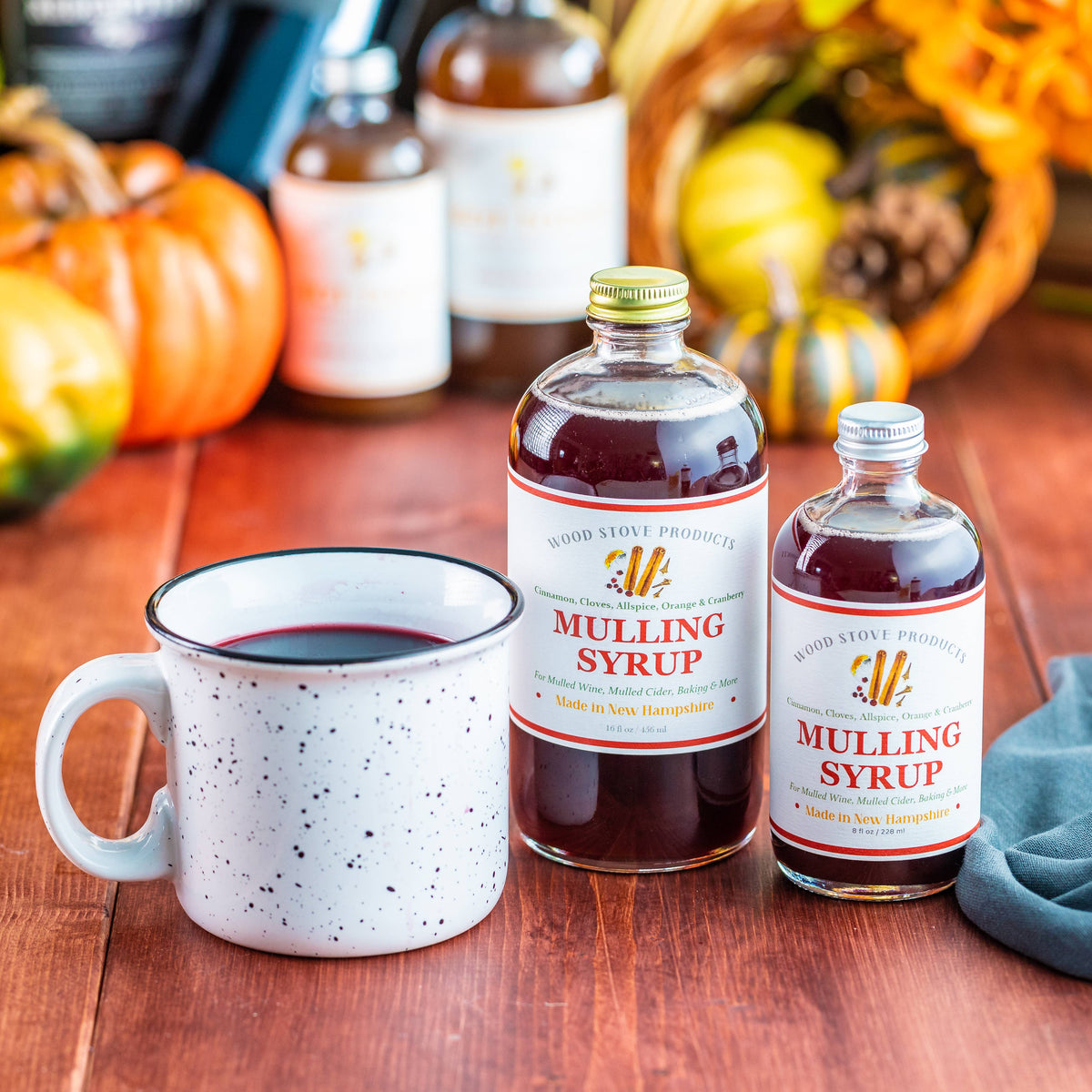 Mulling syrup bottle, supplier photo