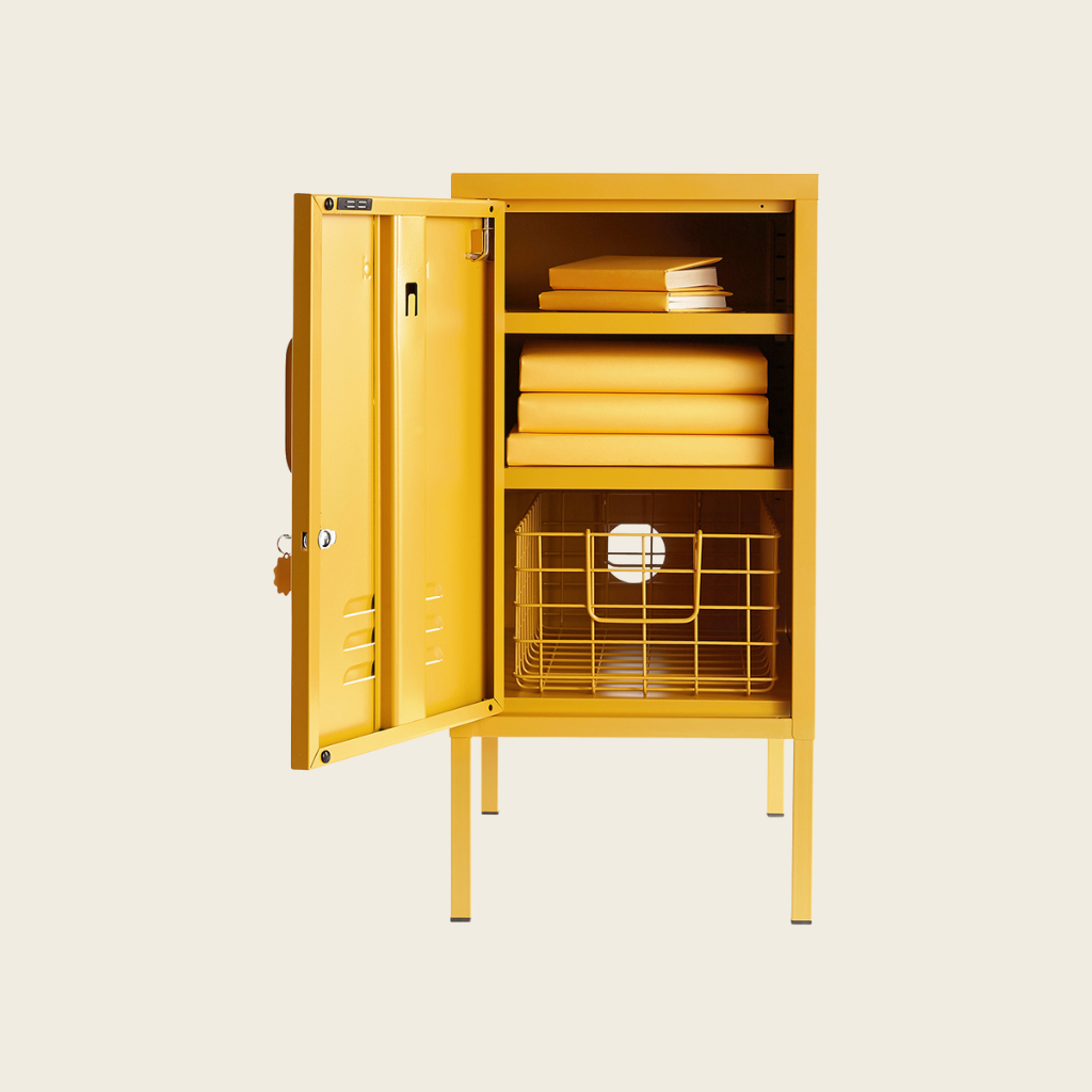 Mustard Made Shorty Locker - Left Opening - Mustard