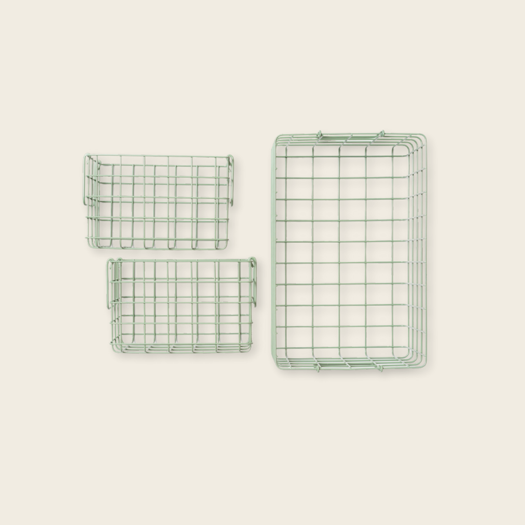 Mustard Made - Basket Set - Sage