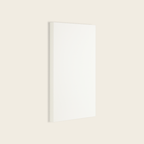 White square frame on a beige wall