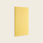 Yellow notebook on a light beige background