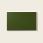 Rectangular green object on a beige background