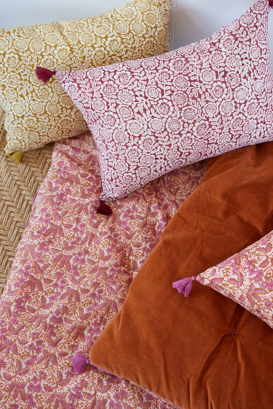 Nalini Pink sofa cover, view 5