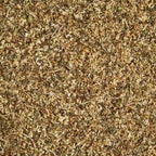 Close-up of a textured brown surface with small particles