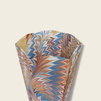 Marbled Scalloped Collapsible Basket