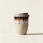Rome Classic handmade glazed ceramic coffee cup by Glaze