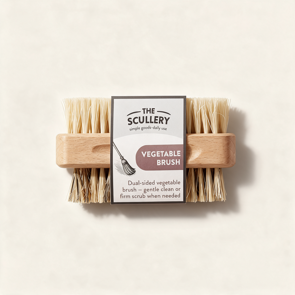 Dual-sided Scullery vegetable cleaning brush