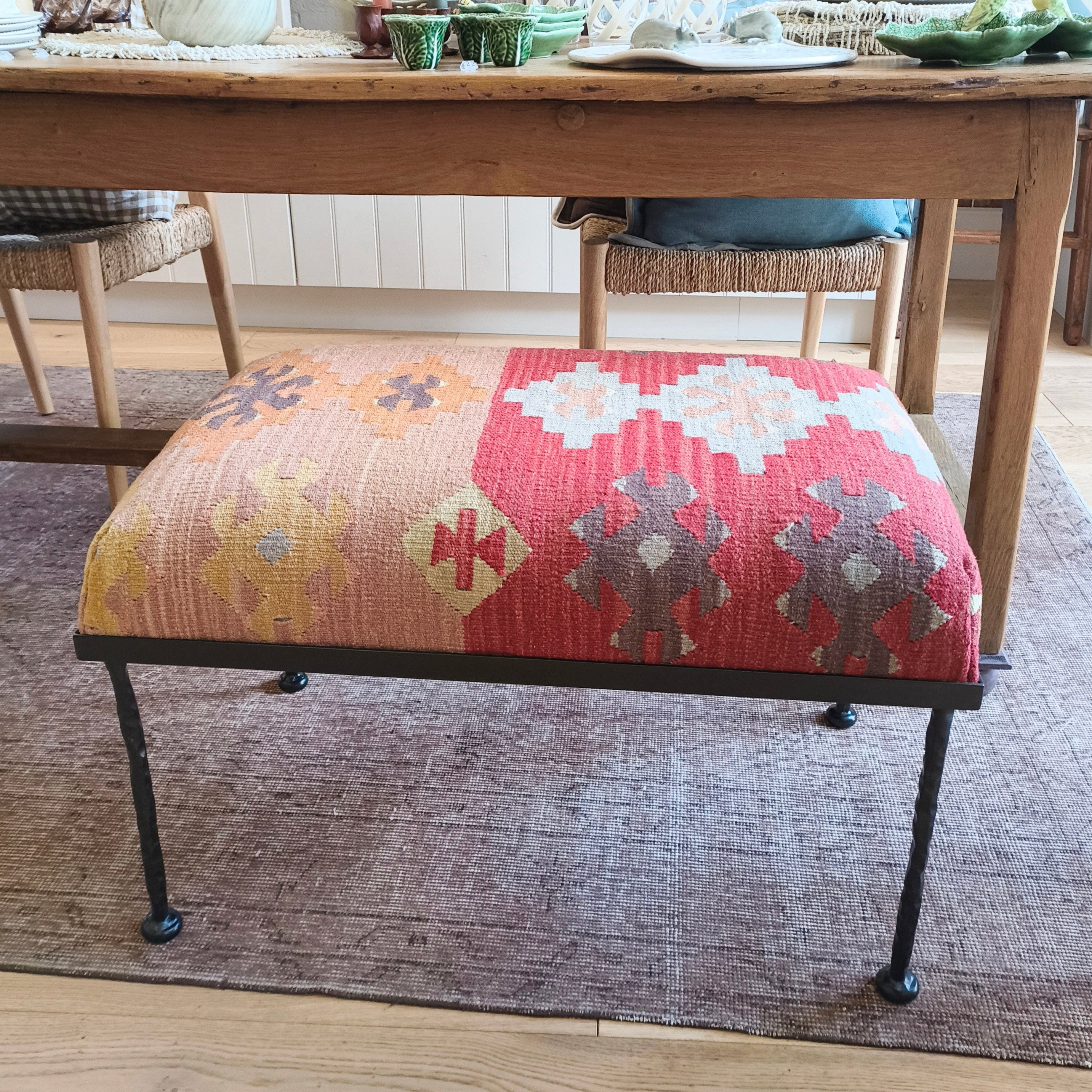 Hindley Upholstered Bench - Small