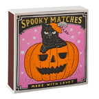 Archivist spooky square safety matchbox design detail