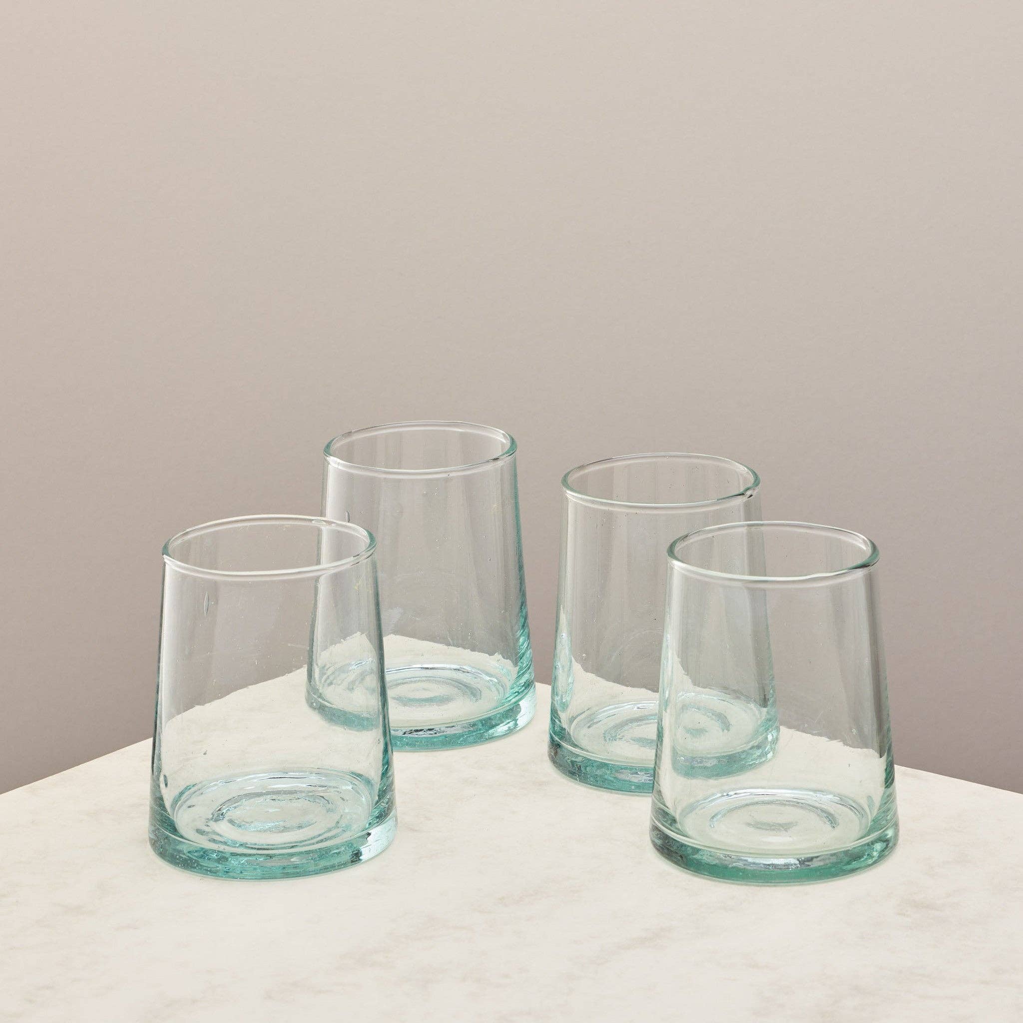 Tumbler in recycled glass
